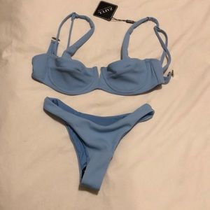 Baby blue bikini
